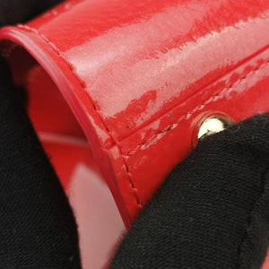 Pre-owned Delvaux Brillant Mini Red Enamel  shoulderbag | stylenewstar