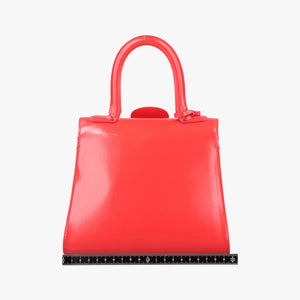 Pre-owned Delvaux Brillant Mini Red Enamel  shoulderbag | stylenewstar