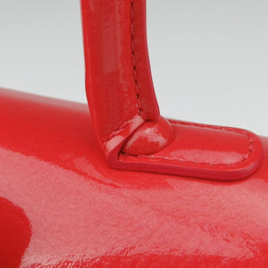 Pre-owned Delvaux Brillant Mini Red Enamel  shoulderbag | stylenewstar