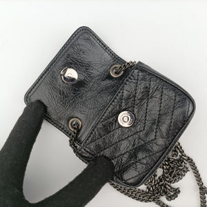 Vintage Yves Saint Laurent Niki Black lambskin 710844 shoulderbag | stylenewstar
