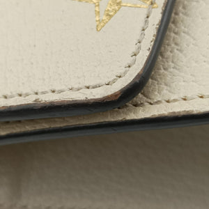 Pre-owned Gucci Sylvie Ivory×Navy×Red Leather 524405 shoulderbag | stylenewstar
