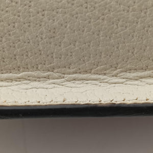 Pre-owned Gucci Sylvie Ivory×Navy×Red Leather 524405 shoulderbag | stylenewstar