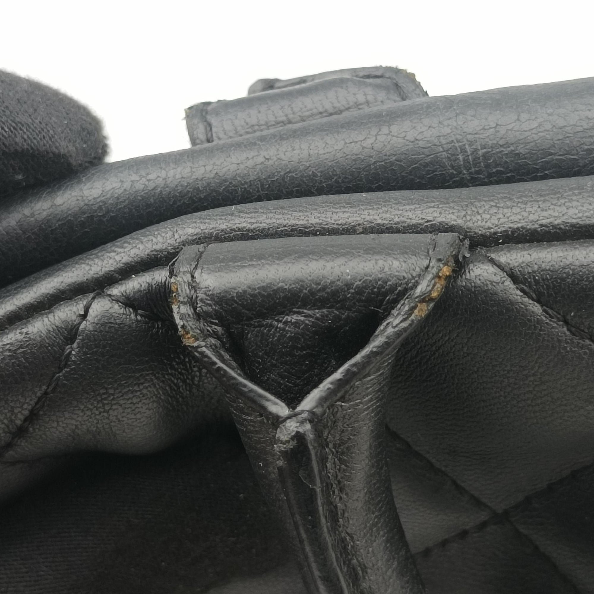 Secondhand VERSACE Devotion Black Leather  handbag | stylenewstar
