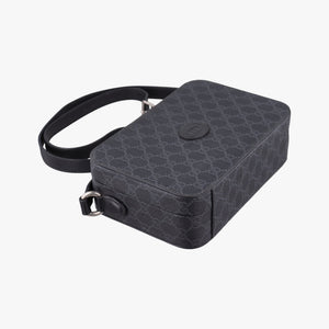 Pre-owned Gucci Interlocking G Grey PVC coated canvas 724717 shoulderbag | stylenewstar