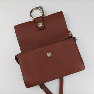 Pre-owned Chloe FAYE Brown Suede × leather  shoulderbag | stylenewstar