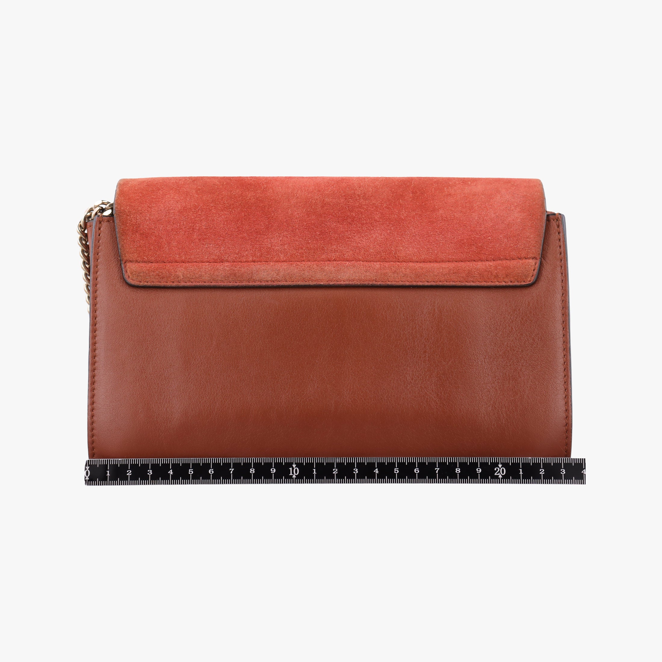 Pre-owned Chloe FAYE Brown Suede × leather  shoulderbag | stylenewstar