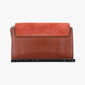 Pre-owned Chloe FAYE Brown Suede × leather  shoulderbag | stylenewstar