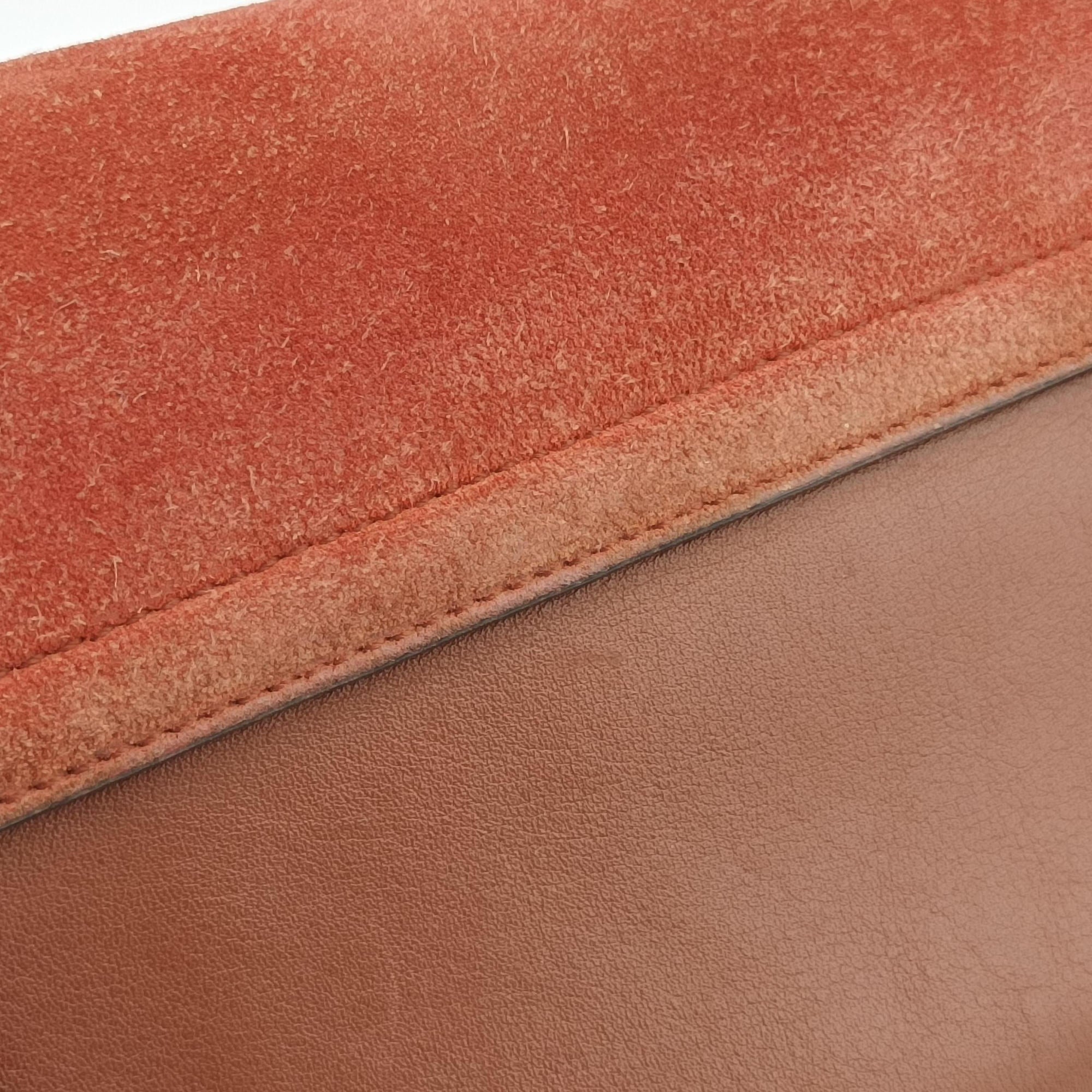 Pre-owned Chloe FAYE Brown Suede × leather  shoulderbag | stylenewstar