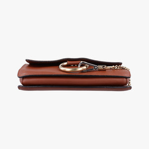 Pre-owned Chloe FAYE Brown Suede × leather  shoulderbag | stylenewstar