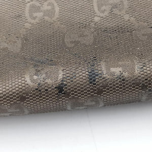 Vintage Gucci GG Plus Messenger Golden PVC coated canvas×leather 201732 shoulderbag | stylenewstar