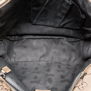 Vintage Gucci GG Plus Messenger Golden PVC coated canvas×leather 201732 shoulderbag | stylenewstar