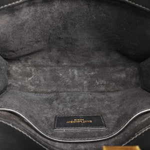 Pre-owned Yves Saint Laurent KATE Black Leather 474366 shoulderbag | stylenewstar
