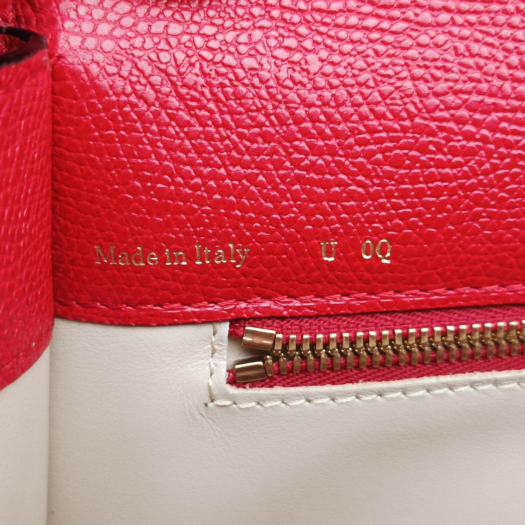 Vintage Valextra Iside Red Calfskin  shoulderbag | stylenewstar