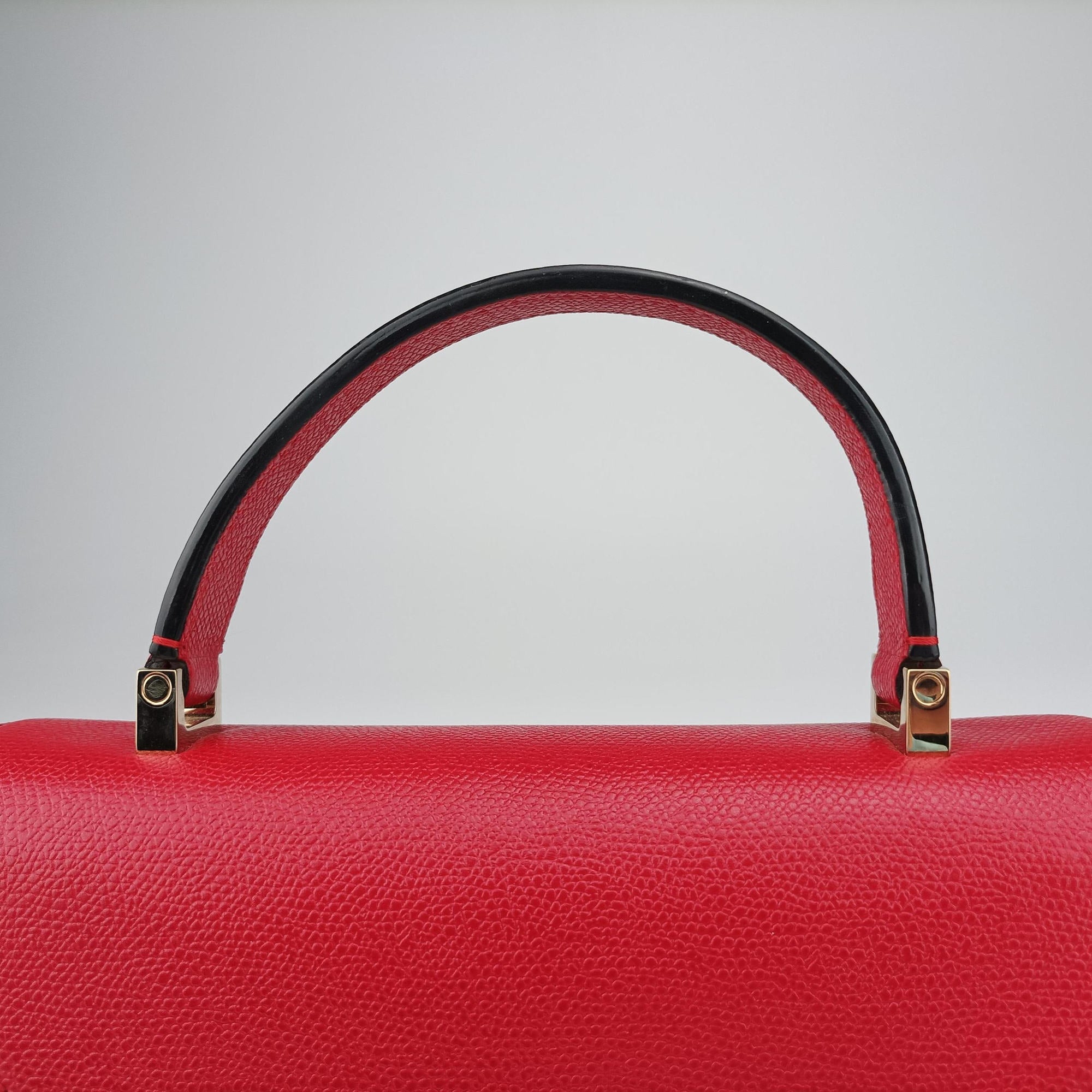 Vintage Valextra Iside Red Calfskin  shoulderbag | stylenewstar