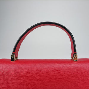 Vintage Valextra Iside Red Calfskin  shoulderbag | stylenewstar