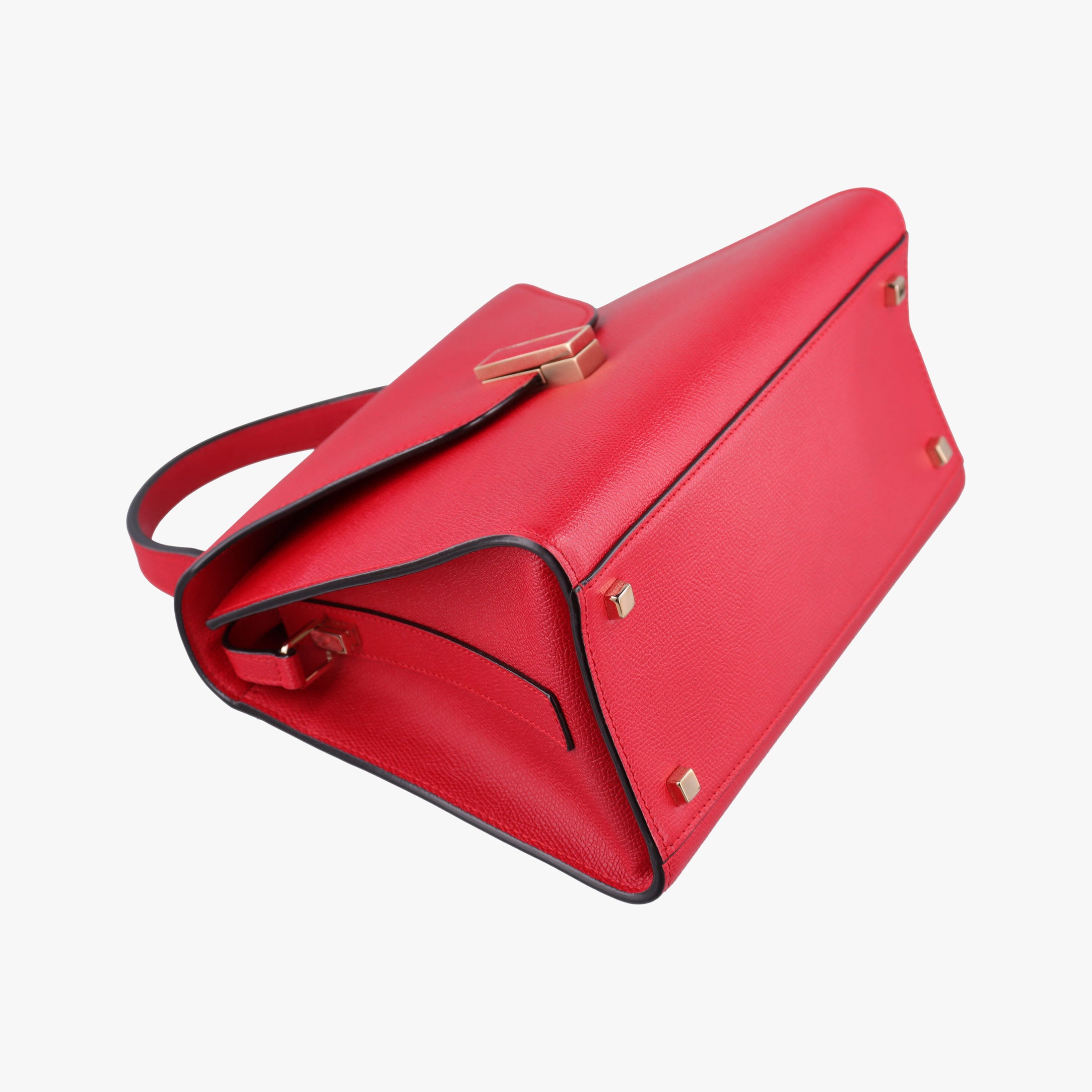 Vintage Valextra Iside Red Calfskin  shoulderbag | stylenewstar