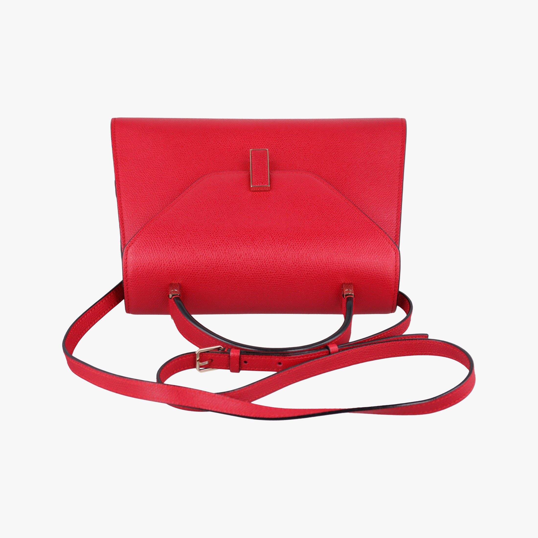 Vintage Valextra Iside Red Calfskin  shoulderbag | stylenewstar