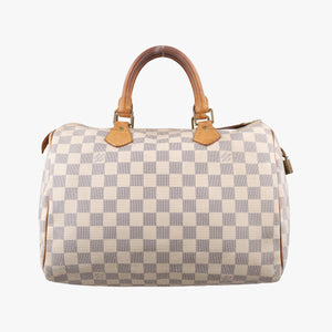 Pre-owned Louis Vuitton Speedy 30 AZUR Damier Canvas N41533 handbag | stylenewstar