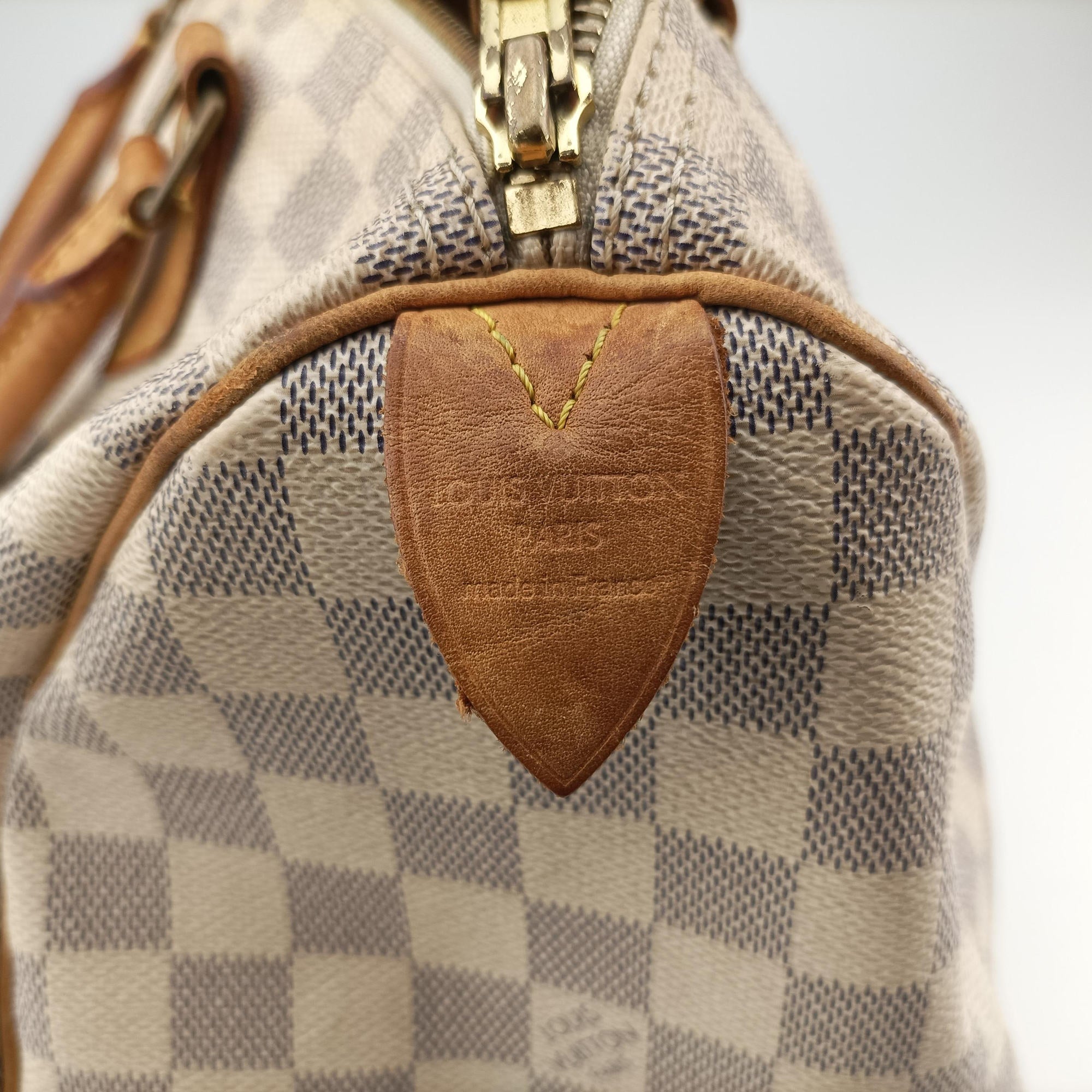 Pre-owned Louis Vuitton Speedy 30 AZUR Damier Canvas N41533 handbag | stylenewstar