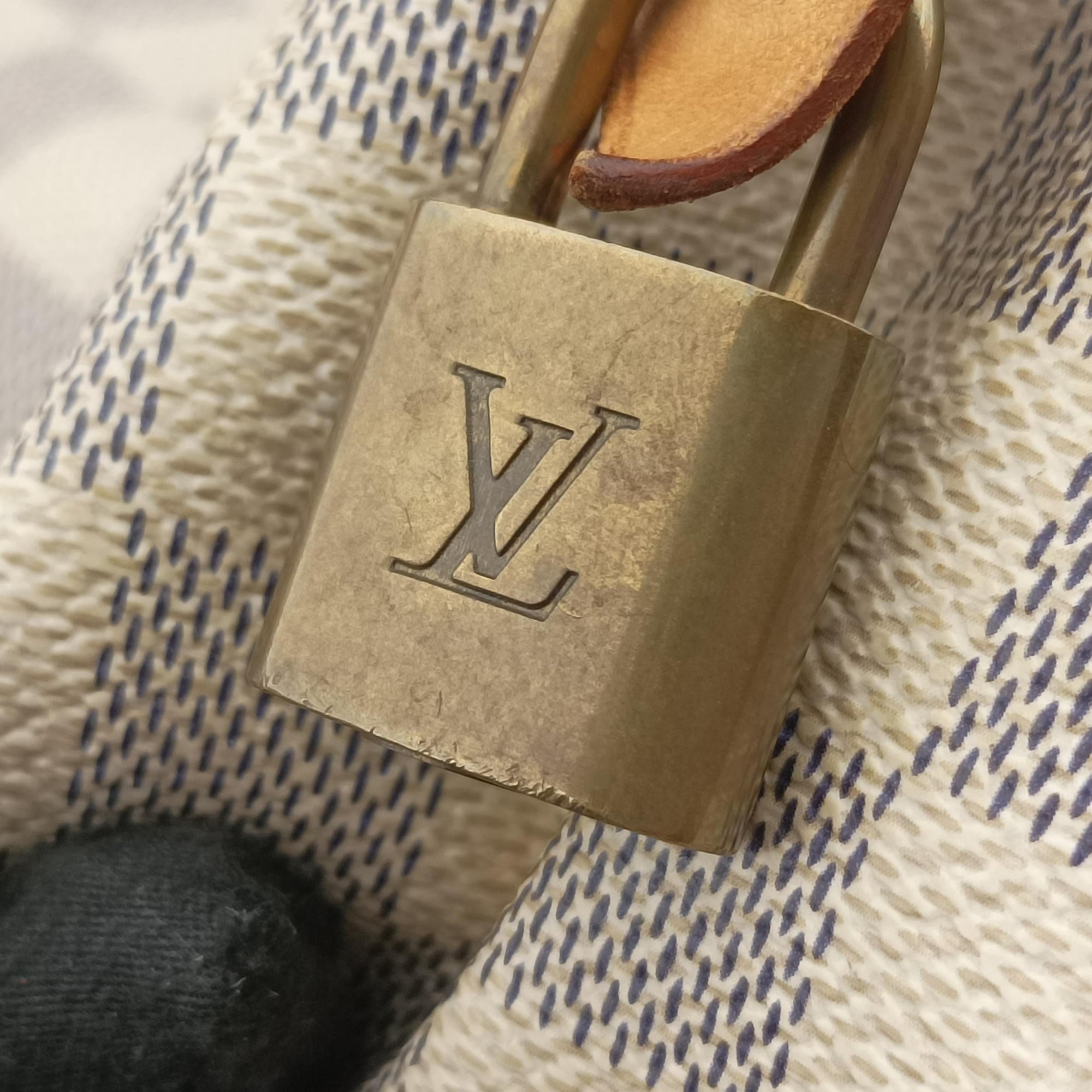 Pre-owned Louis Vuitton Speedy 30 AZUR Damier Canvas N41533 handbag | stylenewstar
