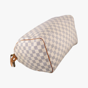 Pre-owned Louis Vuitton Speedy 30 AZUR Damier Canvas N41533 handbag | stylenewstar