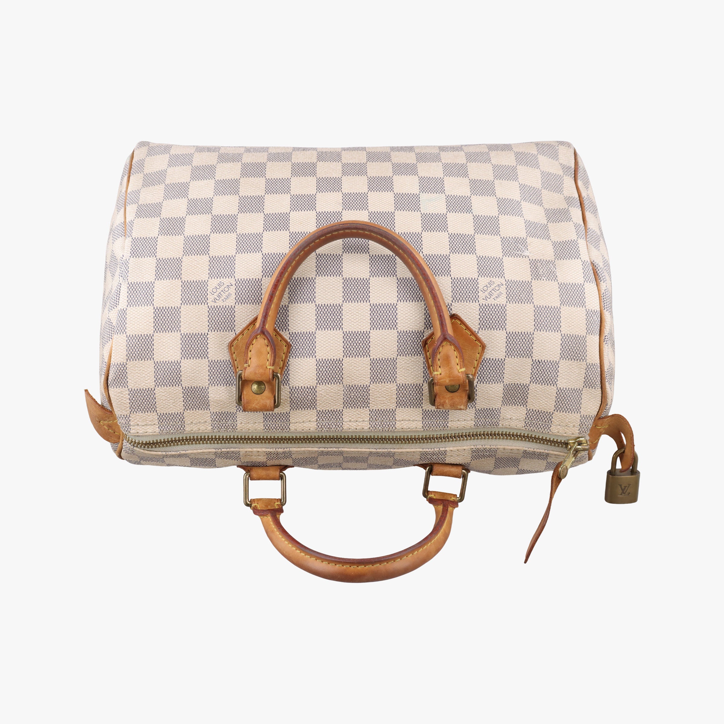 Pre-owned Louis Vuitton Speedy 30 AZUR Damier Canvas N41533 handbag | stylenewstar