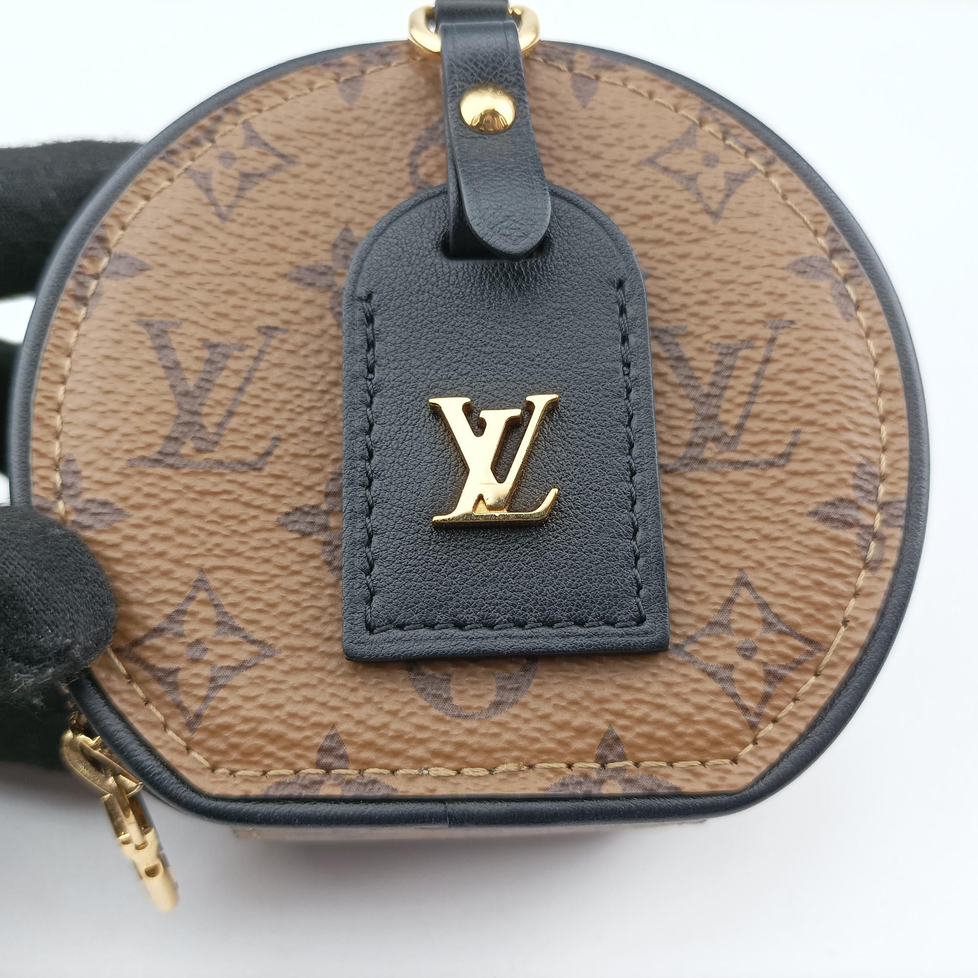 Pre-owned Louis Vuitton Mini Boite Chapeau Brown Monogram Reverse M68577 shoulderbag | stylenewstar