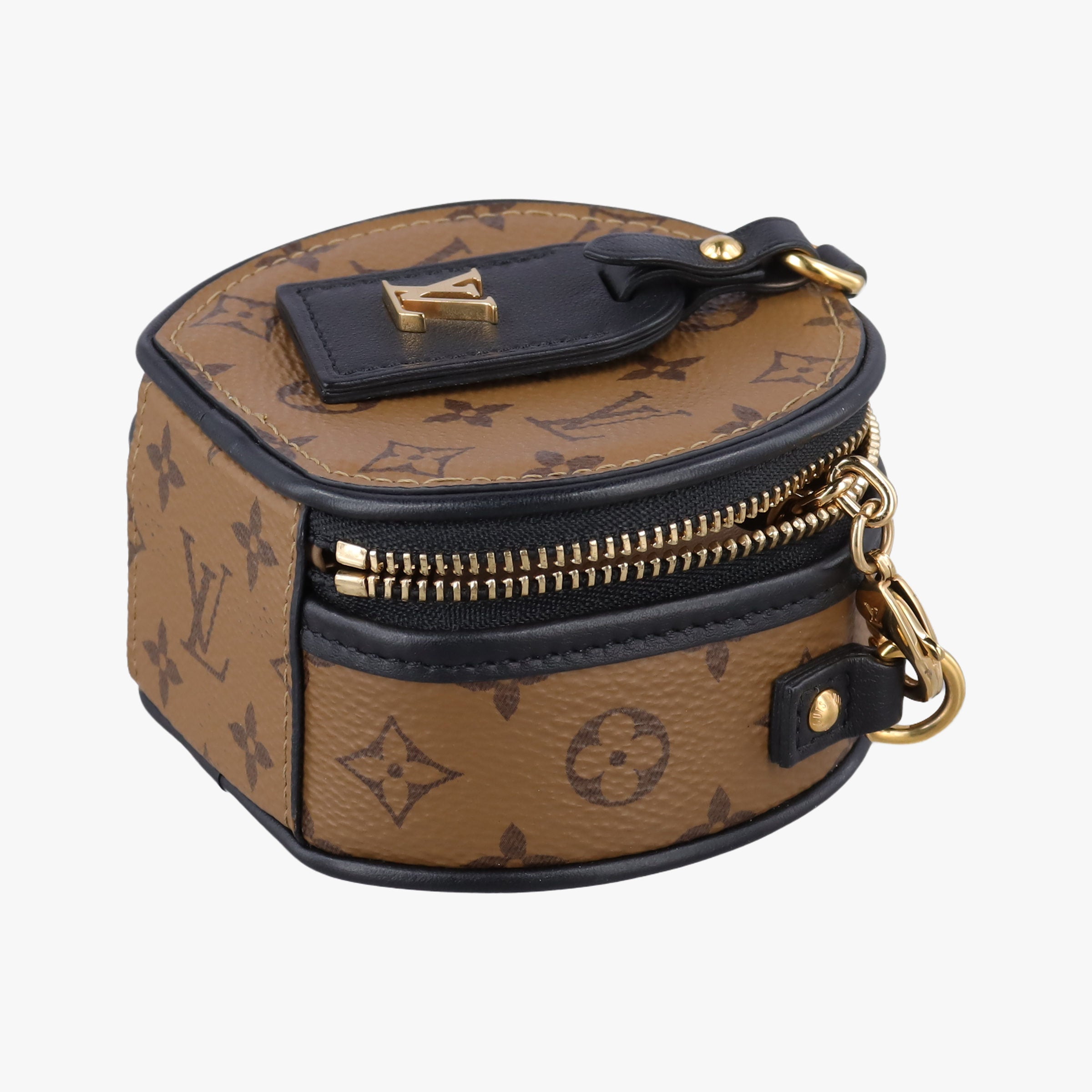 Pre-owned Louis Vuitton Mini Boite Chapeau Brown Monogram Reverse M68577 shoulderbag | stylenewstar