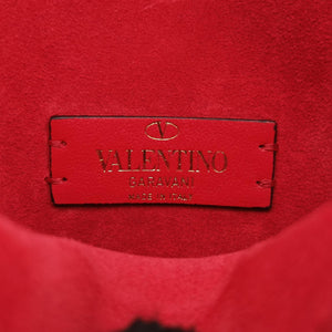 Pre-owned Valentino VRING Black Leather  shoulderbag | stylenewstar