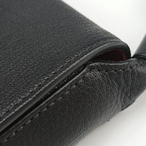 Pre-owned Valentino VRING Black Leather  shoulderbag | stylenewstar
