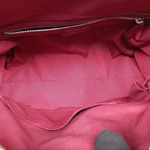 Pre-owned Christian Dior Karenina Burgundy lambskin  handbag | stylenewstar