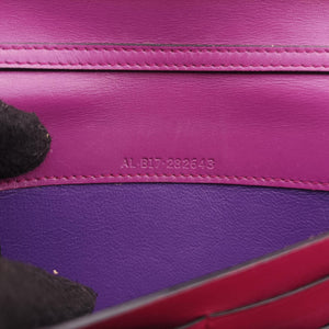 Pre-owned Bvlgari SERPENTI FOREVER Purple Leather  shoulderbag | stylenewstar