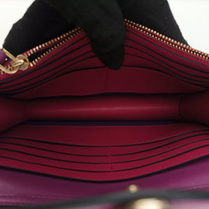 Pre-owned Bvlgari SERPENTI FOREVER Purple Leather  shoulderbag | stylenewstar