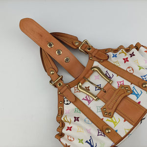 Secondhand Louis Vuitton Teda PM white Monogram Multicolor M92348 handbag | stylenewstar