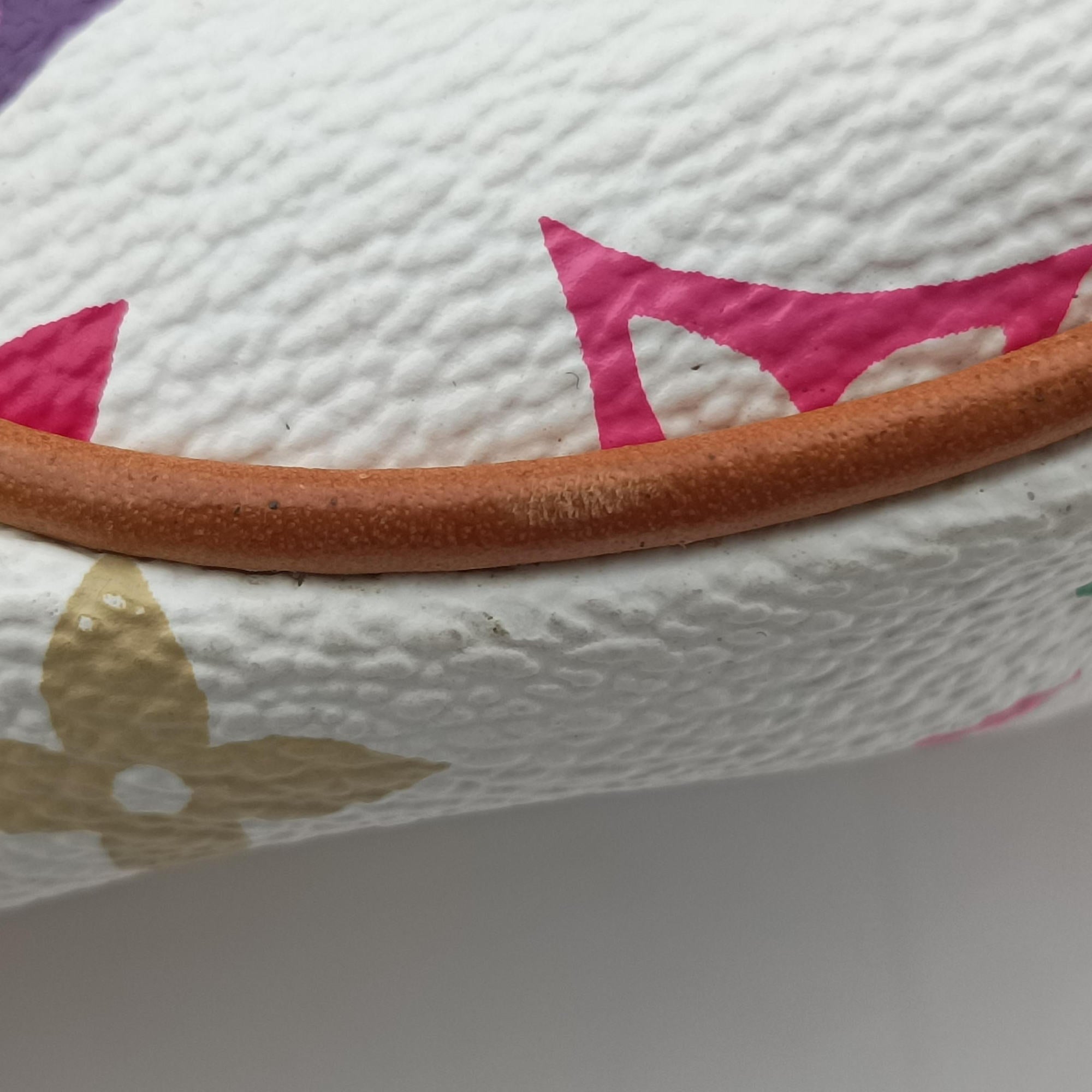 Secondhand Louis Vuitton Teda PM white Monogram Multicolor M92348 handbag | stylenewstar