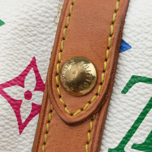 Secondhand Louis Vuitton Teda PM white Monogram Multicolor M92348 handbag | stylenewstar