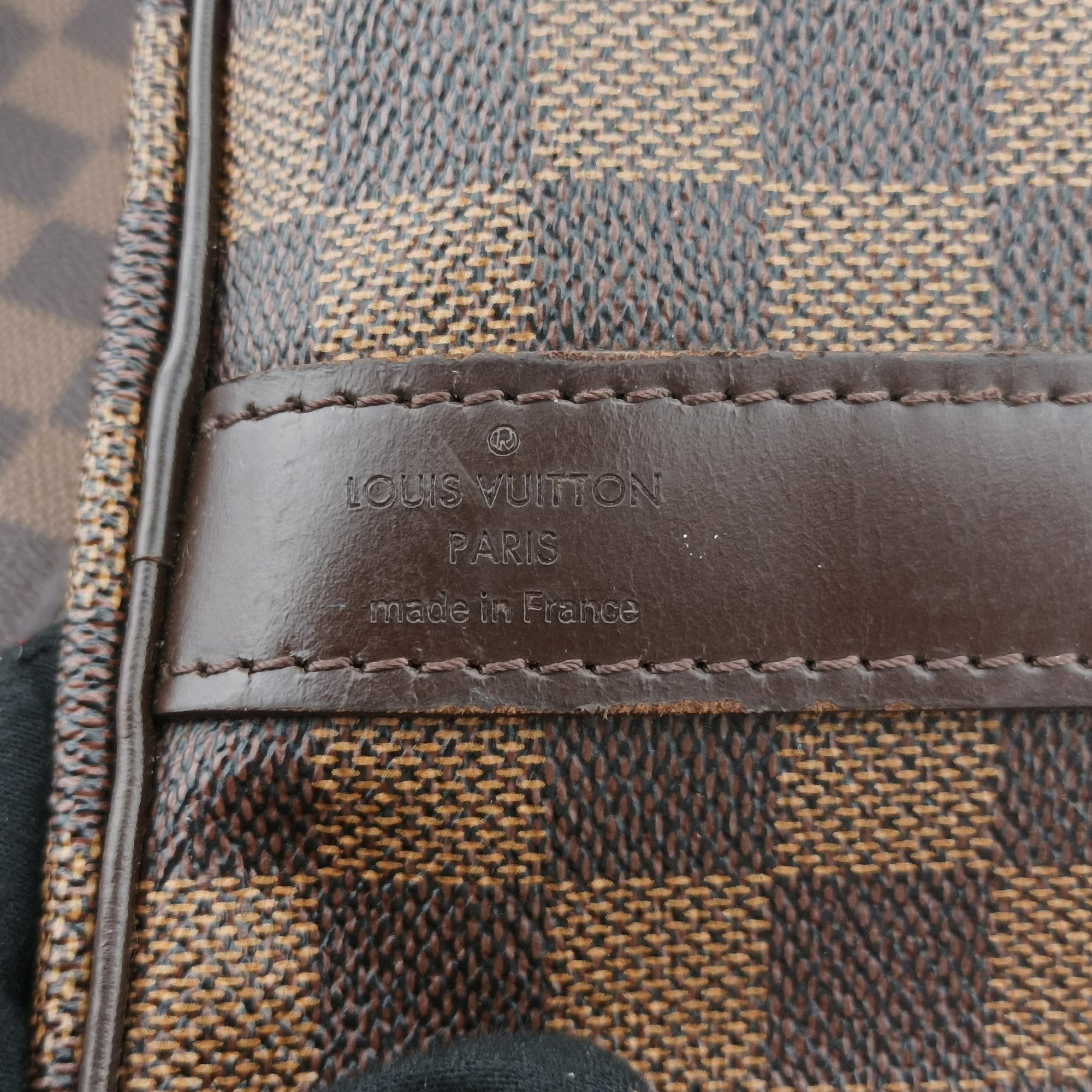 Pre-owned Louis Vuitton Keepall Bandouliere 55 EBENE Monogram Canvas N41414 shoulderbag | stylenewstar