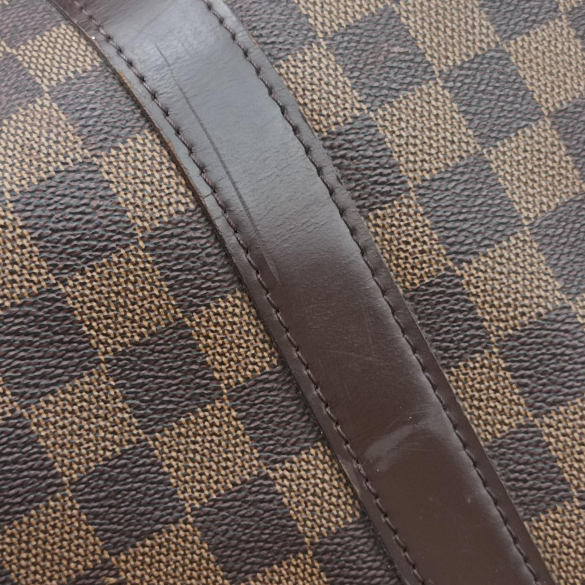 Pre-owned Louis Vuitton Keepall Bandouliere 55 EBENE Monogram Canvas N41414 shoulderbag | stylenewstar