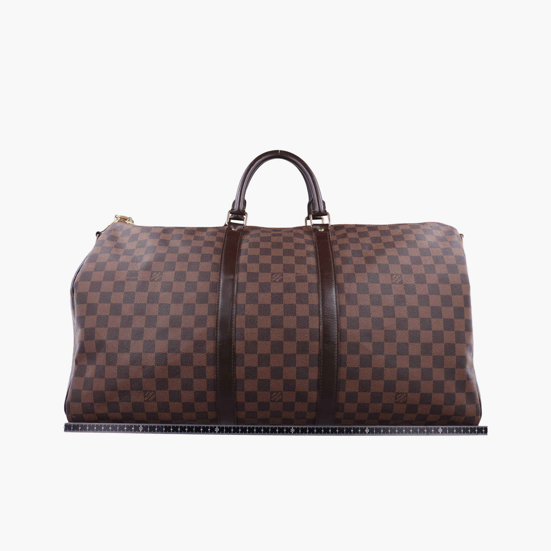 Pre-owned Louis Vuitton Keepall Bandouliere 55 EBENE Monogram Canvas N41414 shoulderbag | stylenewstar