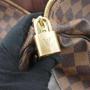 Pre-owned Louis Vuitton Keepall Bandouliere 55 EBENE Monogram Canvas N41414 shoulderbag | stylenewstar