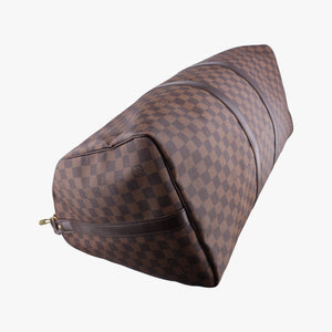 Pre-owned Louis Vuitton Keepall Bandouliere 55 EBENE Monogram Canvas N41414 shoulderbag | stylenewstar