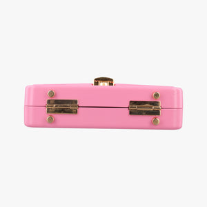 Pre-owned Gucci Sylvie 1969 Acrylic Mini Hand Pink Acrylic 589482 shoulderbag | stylenewstar