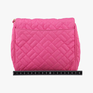 Secondhand Prada Chain Quilting Flap Rose nylon  shoulderbag | stylenewstar