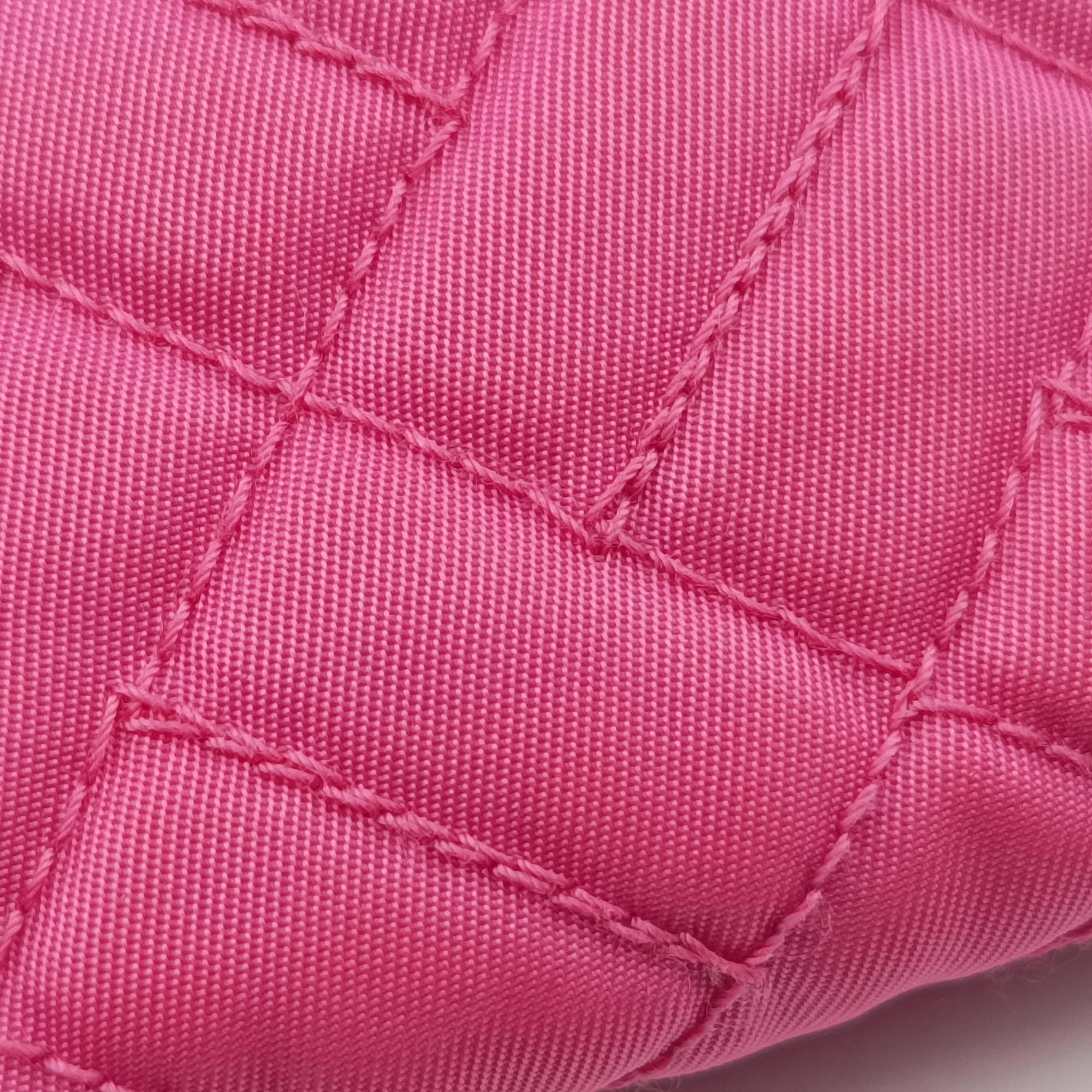 Secondhand Prada Chain Quilting Flap Rose nylon  shoulderbag | stylenewstar