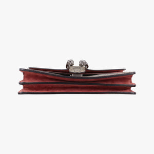 Pre-owned Gucci Dionysus beige×red×multi PVC coated canvas × suede 400249 shoulderbag | stylenewstar