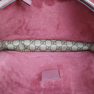 Pre-owned Gucci Dionysus beige×red×multi PVC coated canvas × suede 400249 shoulderbag | stylenewstar