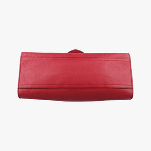 Pre-owned Gucci GG Marmont Red Leather 421890 shoulderbag | stylenewstar