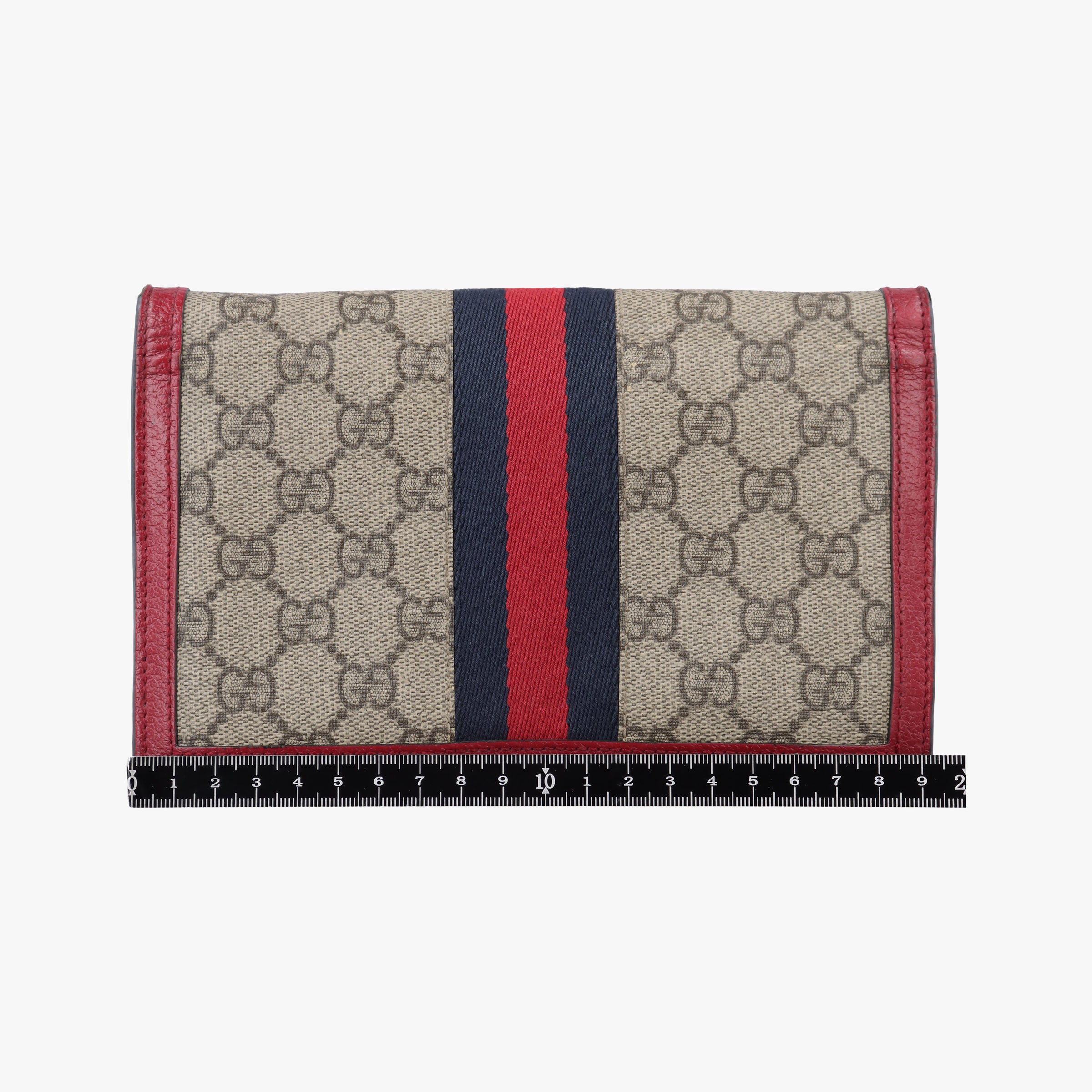 Pre-owned Gucci Queen Margaret Brown PVC coated canvas 476079 shoulderbag | stylenewstar