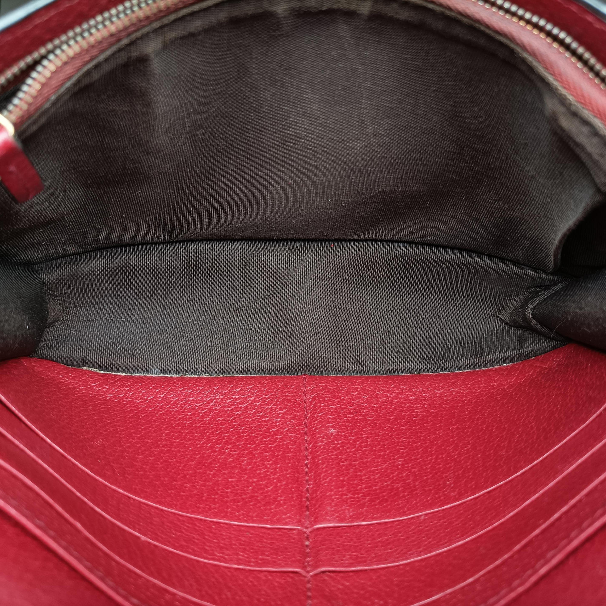 Pre-owned Gucci Queen Margaret Brown PVC coated canvas 476079 shoulderbag | stylenewstar