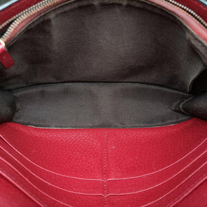 Pre-owned Gucci Queen Margaret Brown PVC coated canvas 476079 shoulderbag | stylenewstar